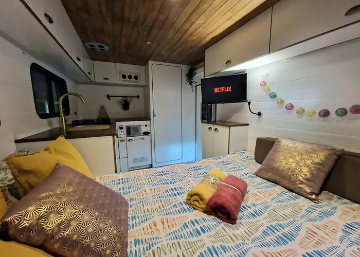 Camper Estatico Solo Alojar En El Frente Del Mar La Tejita